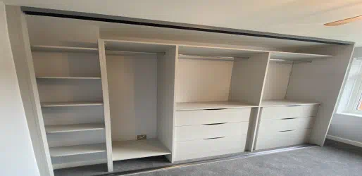 Examples of wardrobe interiors.